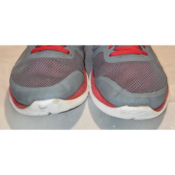 Nike Mens Flex 2014 Gray Red Lace Up Running Shoes Size 14 Sneakers 642791-003 - Picture 7 of 10